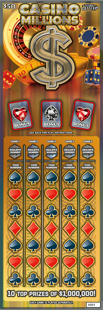 $50 Casino Millions (and successor $50 titles)