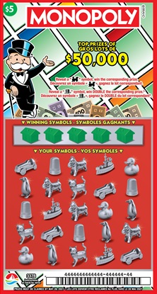 $5 MONOPOLY