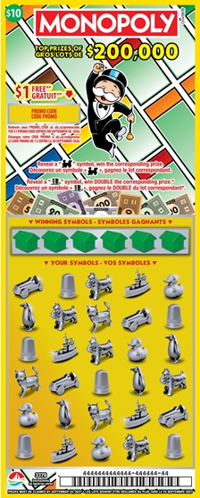 $10 MONOPOLY