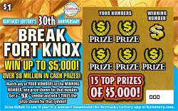 Original $1 Break Fort Knox (KY #710)
