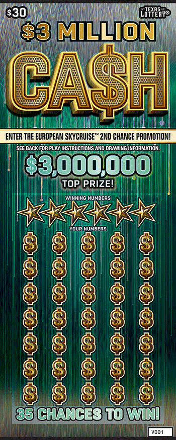 $3 Million Ca$H